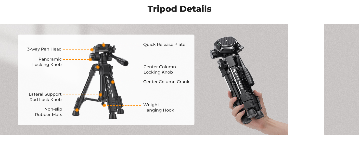 lightweight camera tripod tripod for vlogging