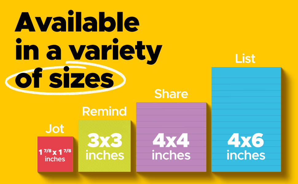 Available in a variety of Sizes