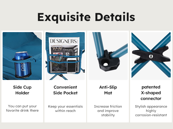 LET'S CAMP camping chair