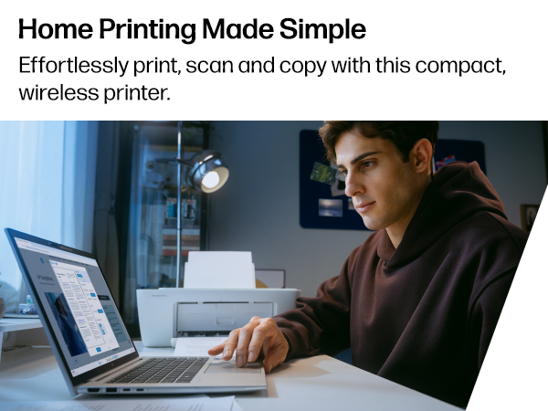 simple easy print scan copy compact wireless all-in-one printer