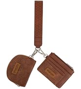 Wrangler Dual Pouch Wristlet Keychain Wallets Women, Western Small Wallet | Mini Credit Card Hold...