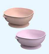 No-Slip Suction Bowls, Pink &amp;amp; Lilac, 2-Pack | Dr. Brown&amp;#39;s Designed to Nourish No-Slip...
