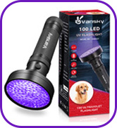 100 led blacklight flashlight