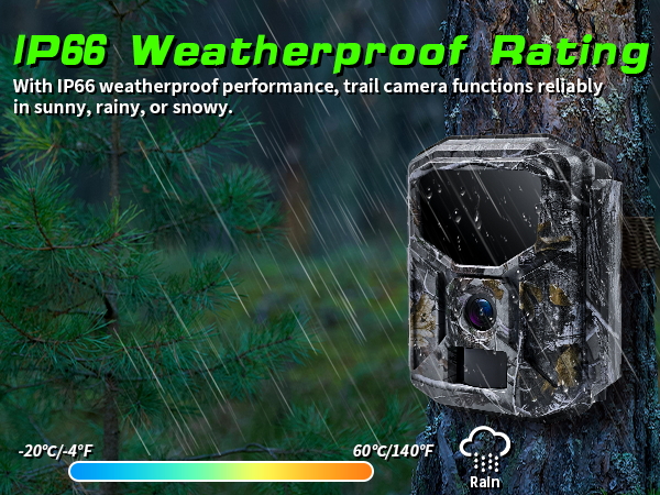 IP66 Weatherproof Rating
