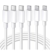 Ximytec [MFi Certified] USB C to Lightning Cable 3Pack 10FT iPhone Fast Charger Cable Type C Char...