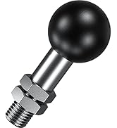 BRCOVAN 1'' Ball Adapter with M10 x 1.25 x 15 Threaded Post Compatible with RAM Mounts B Size 1 I...