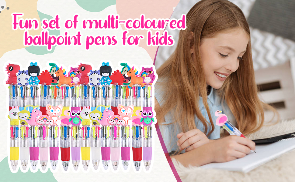 Mini Multicolor Ballpoint Pens
