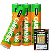 CARDIENS Rechargeable AAA Batteries USB C 1200 mWh Triple AAA Rechargeable Battery 1.5V AAA Lithi...