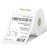 Anycash 4x6 Direct Thermal Labels, 500 Shipping Labels Compatible with Rollo, Zebra, MUNBYN, Jade...