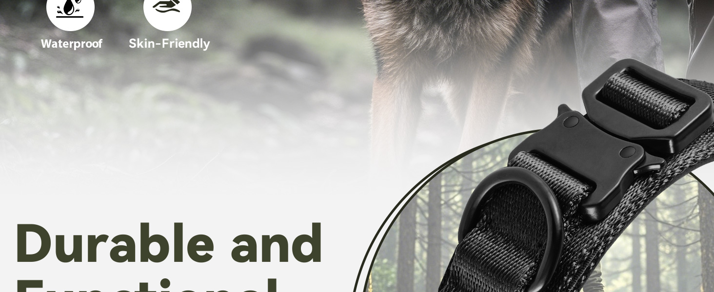 tactical airtag dog collar