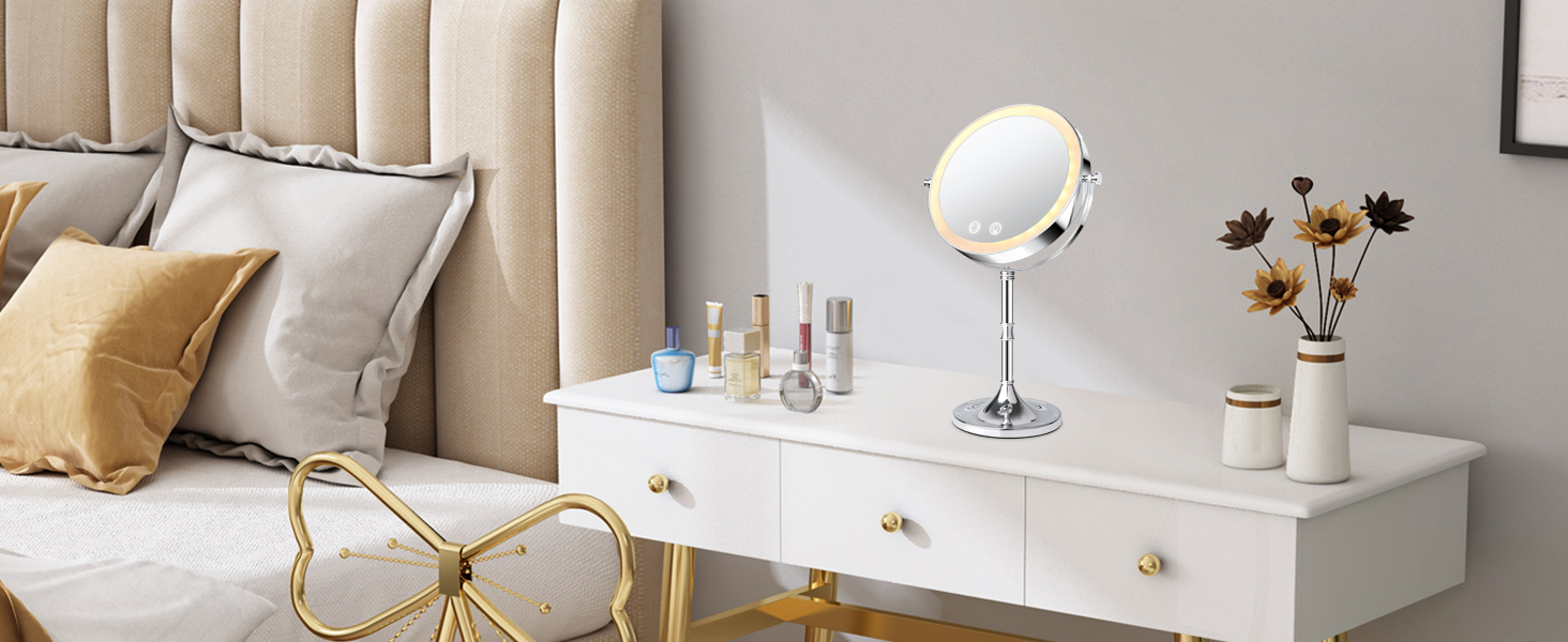 make up mirror with lighting