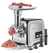 ALTRA LIFE Meat Grinder, Sausage Stuffer, [2800W Max] Electric Meat Mincer with Stainless Steel B...