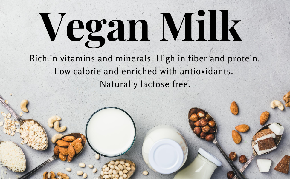 lactose free milk maker vegan milk