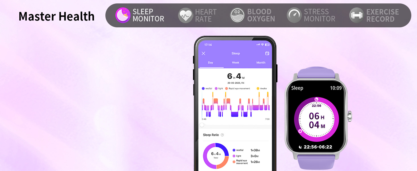 Smartwatch for Men Women(Answer/Make Call), Fitness Watch with Heart Rate/Sleep Monitor