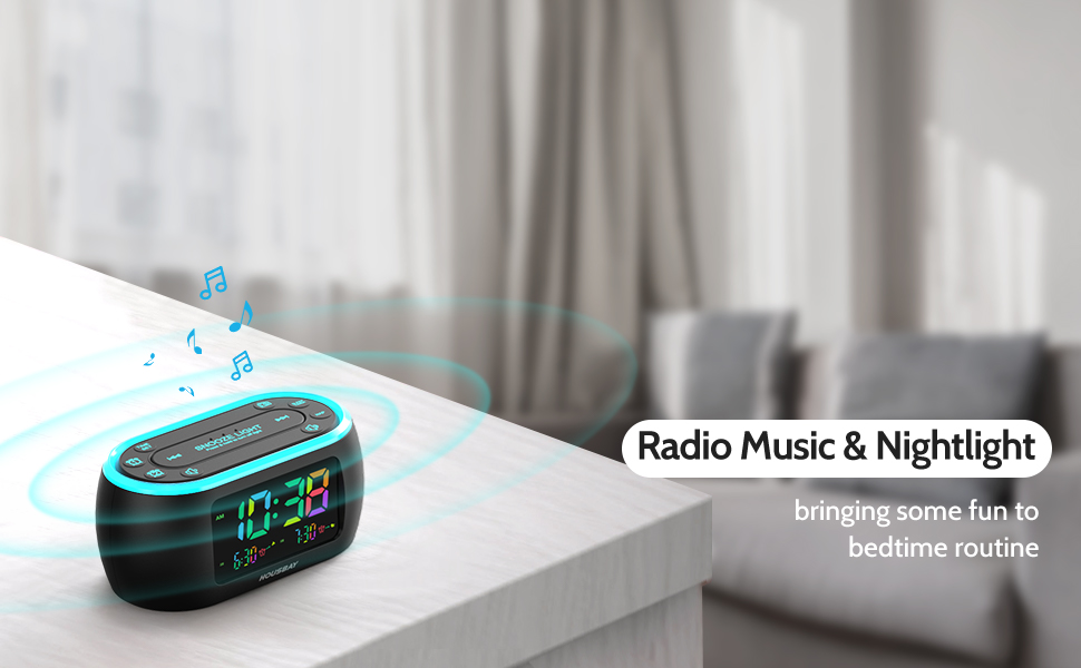 radio music & 7 colors nightlight 