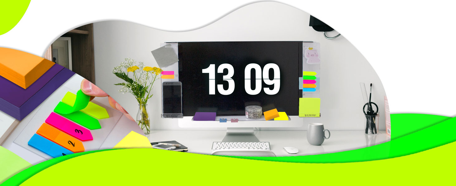 computer screen notes holder side of monitor organizer monitor memo board computer monitor