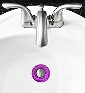 Reusable eco-friendly bathroom drain protector Silicone edge shower drain cover stays in place
