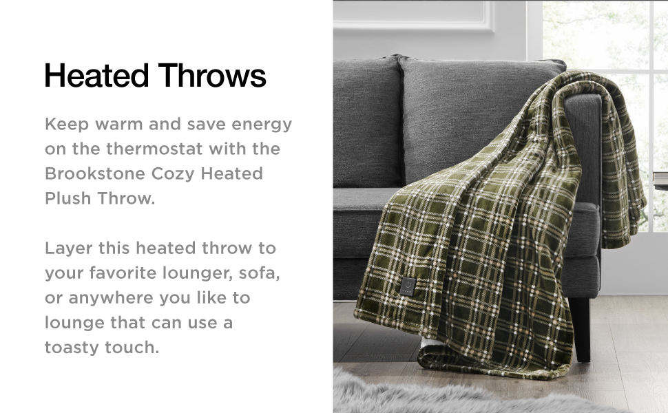 Brookstone Heated Blanket