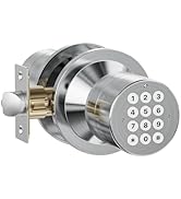 Door Knob with Keypad, Door Lock with Code, Keypad Door Lock with Handle, Keyless Entry Door Lock...