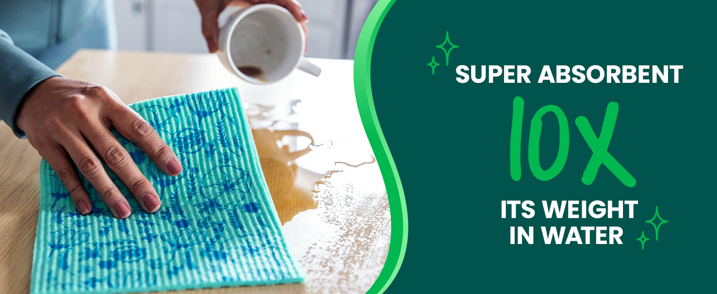 Scotch-Brite Floral Sponge Cloths