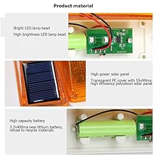 solar red flashing light