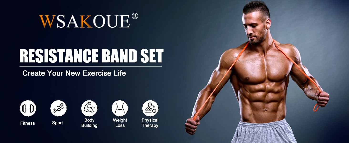 Pull Up Assistance Bands Set for Men &amp;amp; Women, Exercise and Workout Bands for Working Out