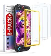 JSAUX 3-Pack Anti-Glare Screen Protector for Nintendo Switch 2 | Matte Tempered Glass | Easy to I...