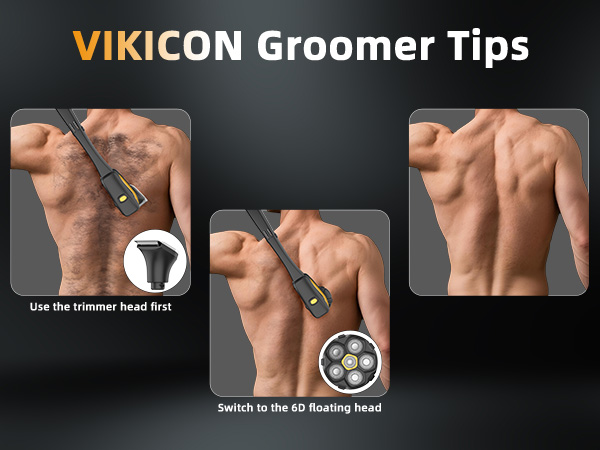 electric back shaver for men