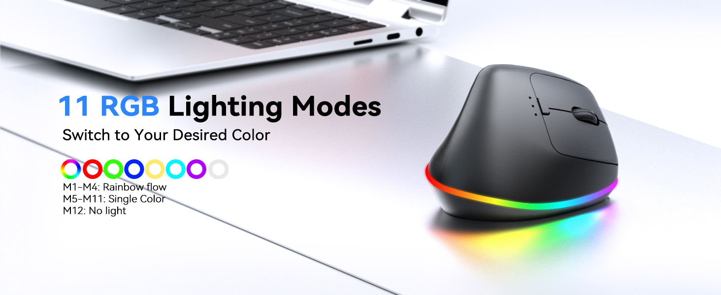 mouse with multicolor