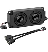 Aukuoy Motherboard Speaker Internal PC Audio Speaker with USB 2.0 Splitter Cable, Stereo Loudspea...