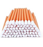 AAwipes 2.8" Cleaning Swabs (100 pcs, Orange, Length/Swab Head Width=72 mm/3.2 mm, Round Head) Ti...
