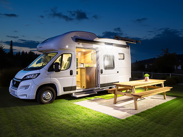 camper outside lights