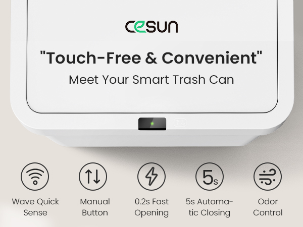 Bathroom small trash can