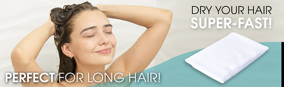 hair towel, microfiber, quick drying, curly hair towel, anti frizz, towel turban, long hair towel