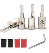 NuIth Amp Input Reducer 4 Gauge to 8 Gauge, 4PCS Car Audio Amplifier Wire Terminal Connectors Bra...