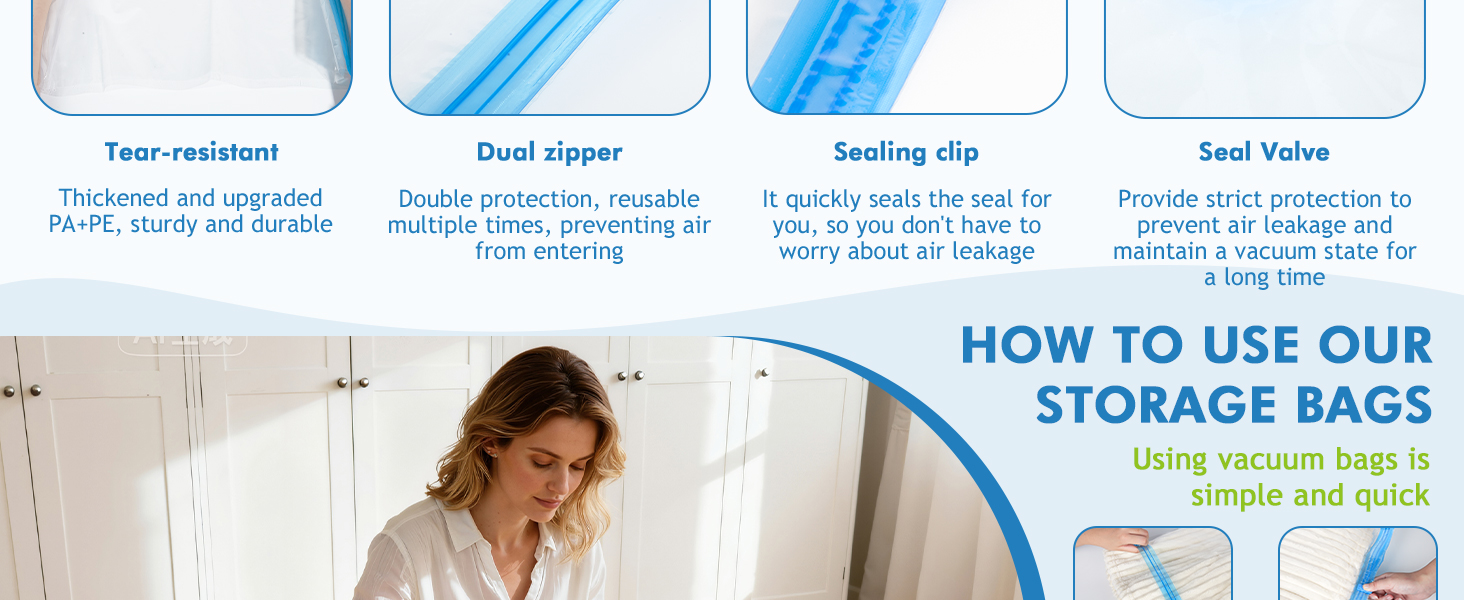 vacuum storage bags seal bedding clothing travel essentials pump