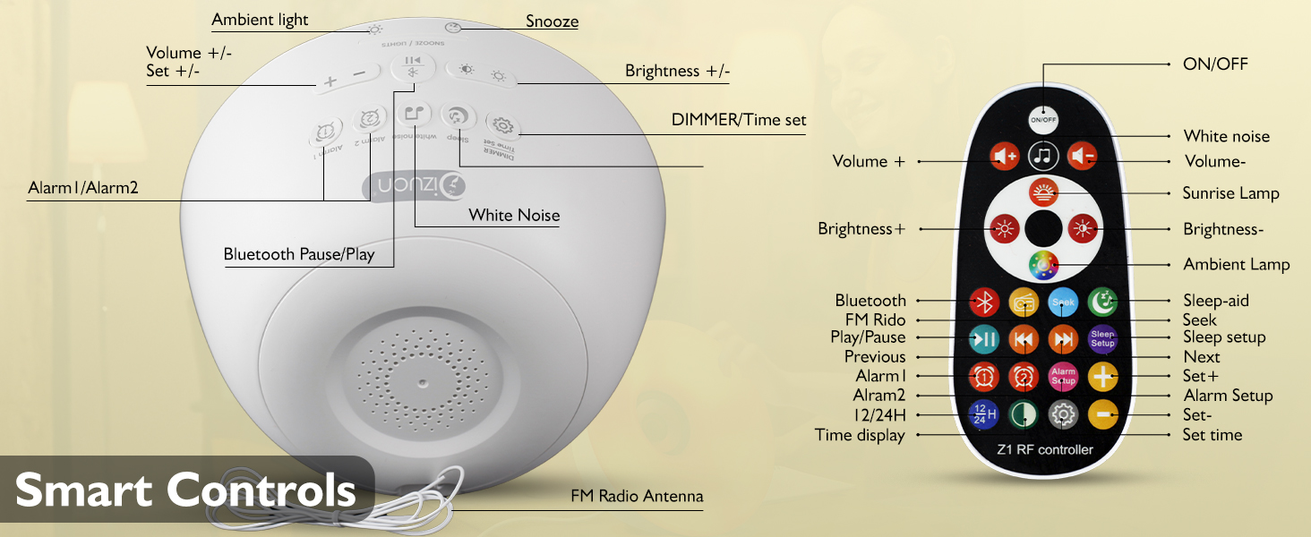 Digital Alarm Clock with Smart Controls