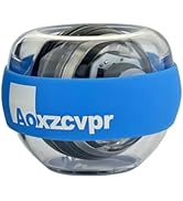 Aoxzcvpr Gyro Wrist Trainer Ball auto Start Power Gyroscope Torque Ball with LED Lights for Hand ...
