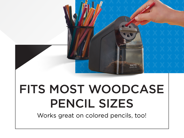 adjust fit woodcase pencil sizes pointy school pro classroom write test teacher students supplies