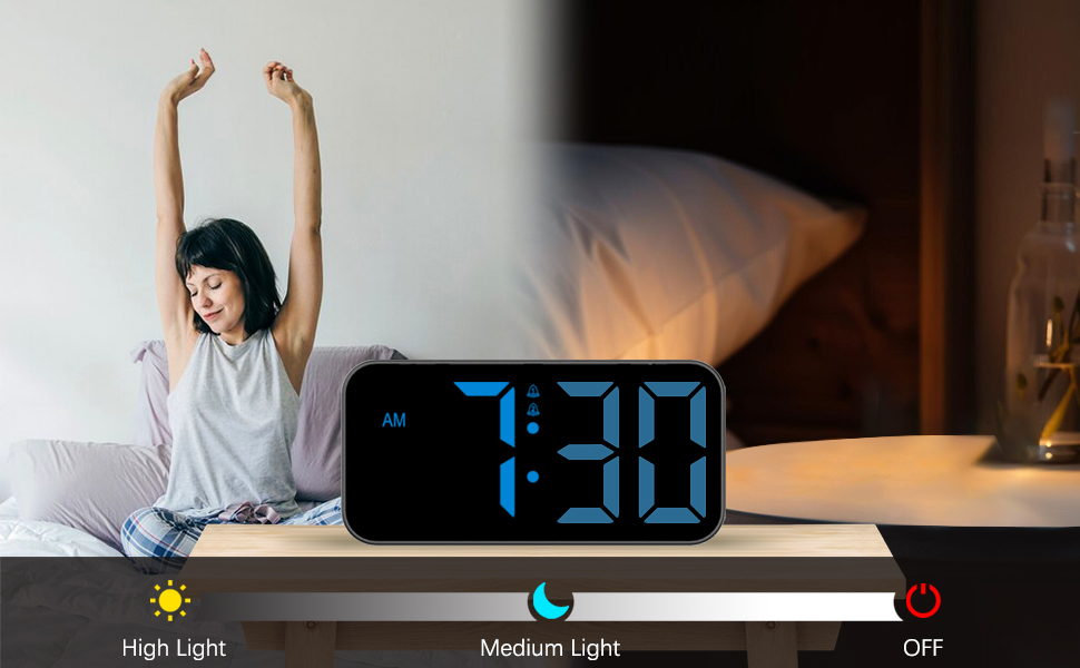 alarm clocks for bedrooms