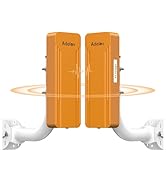 CPE469 Dual Band Wireless Bridges with Bracket Mounts, 3KM Long Range Gigabit WiFi Bridge, 2.4GHz...