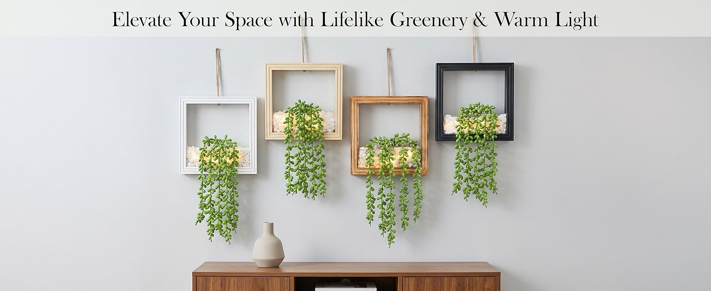 2pcs Hanging Artificial Succulents String of Tears