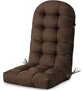 DANGHOOGY Outdoor/Indoor Adirondack Chair Cushion, Waterproof Outdoor Rocking Chair Cushion with ...