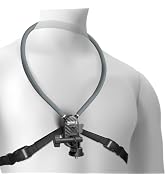 NEEWER Neck Mount Compatible with GoPro DJI Insta 360 Action Cameras, Quick Release Neck Holder w...
