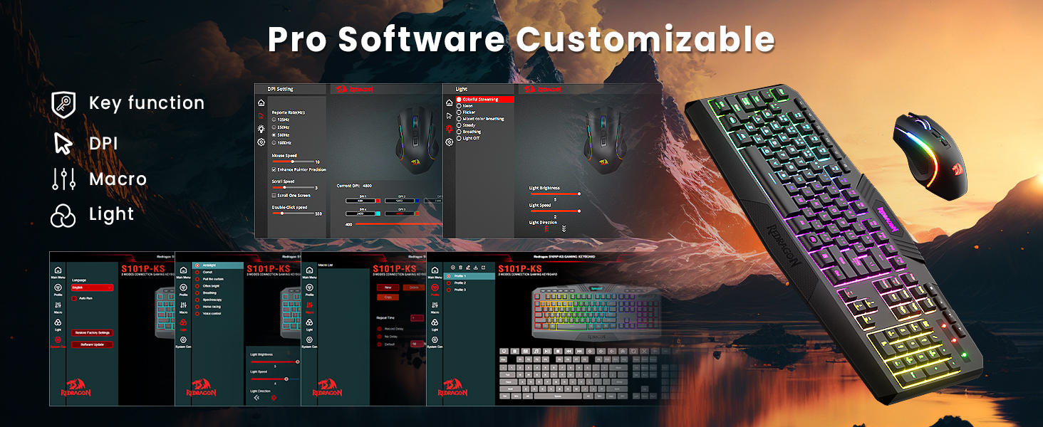 Gaming Keyboard and Mouse