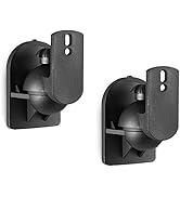 WALI Speaker Wall Ceiling Mounts One Pair, Bookshelf Speaker Wall Mount Brackets, Surround Sound ...