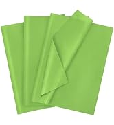 120 Sheets 20"X14" Lime Green Tissue Paper for Gift Bags Wrapping, Art Tissue Paper Bulk for Wedd...