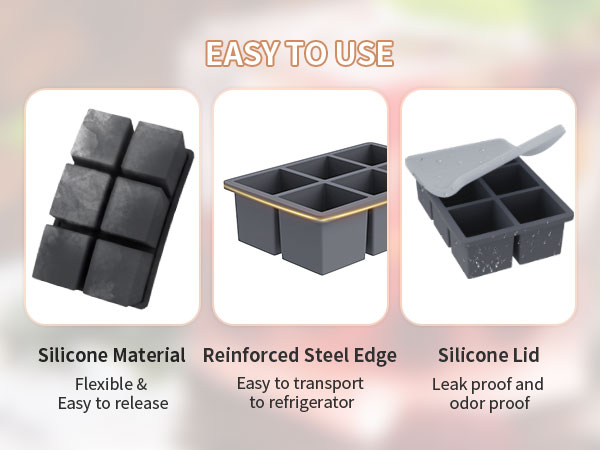 2 inch ice cube tray for whiskey
