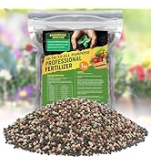10-10-10 Slow-Release Premium Fertilizer - All-Purpose Plant Food for Indoor Outdoor Gardening Ve...