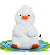 Kivdes Duck Microwave Heating Pad for Period Cramps Cute Stuffed Animal Toy Removable Heated for ...